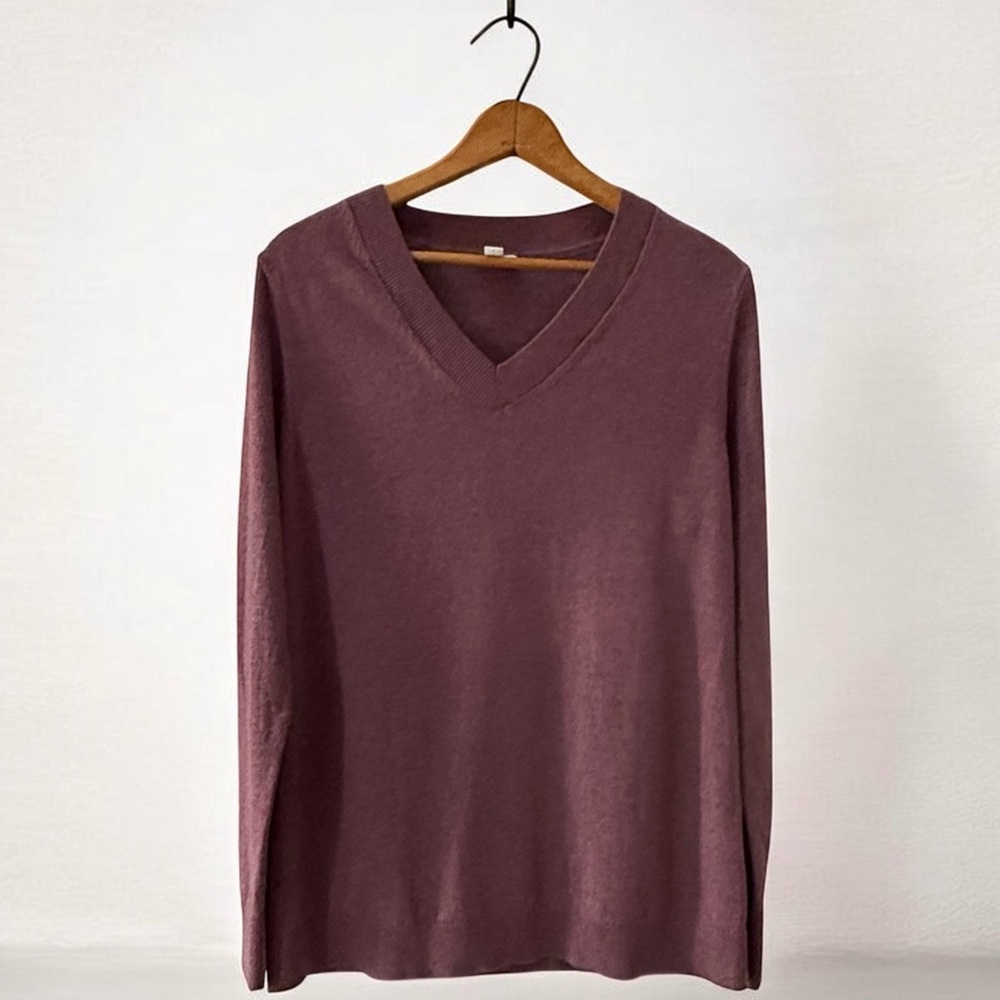 J Jill V-Neck Women’s Sweater in Dusty Rose! Small!